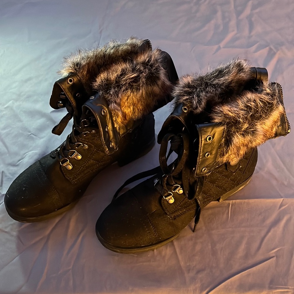Black Dressy Winter Boots